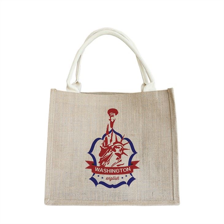Jute Tote Bag Custom Logo